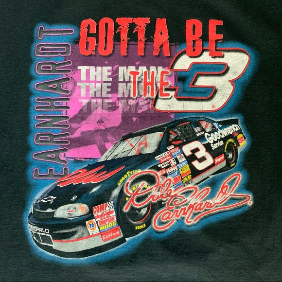 Vintage 90s Dale Earnhardt NASCAR graphic tee - Picture 3 of 11